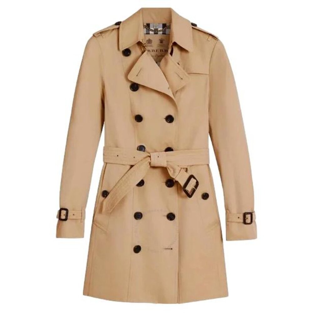 Burberry The Sandringham Heritage Trench Short Coat England Size US 0 XS